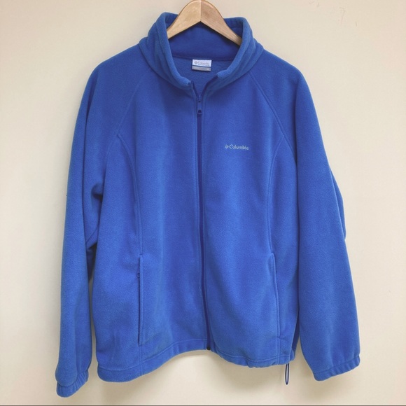 Columbia Jackets & Blazers - Columbia jacket fleece blue full zip 2X